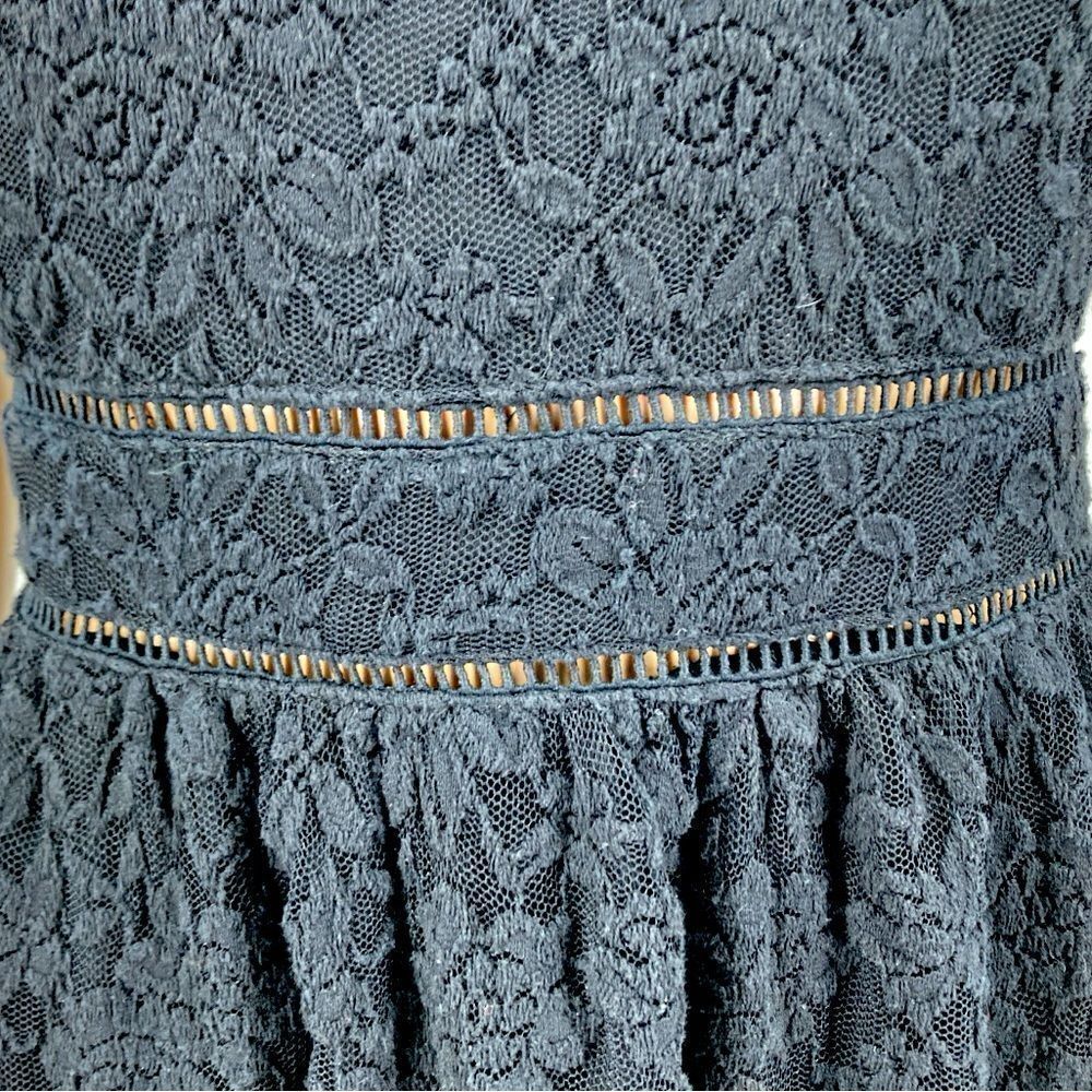 Torrid Black Lace Scoop Skater Dress Size 18 - Picture 10 of 12